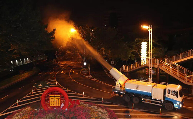 遠程風送式霧炮機可以治理堆料場粉塵嗎？